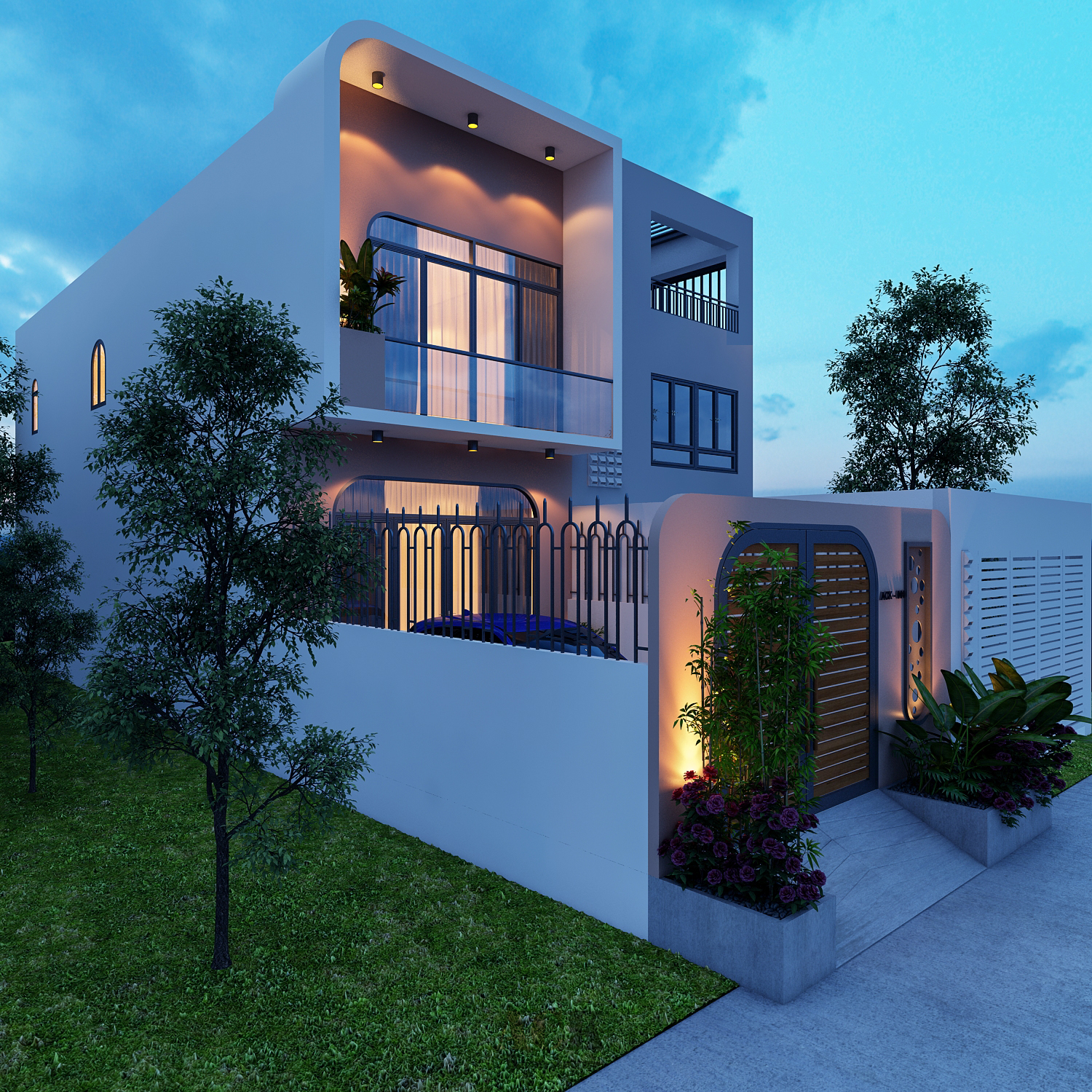 Thiết Kế Nhà Phố 2 Tầng – Quận Tân Bình 