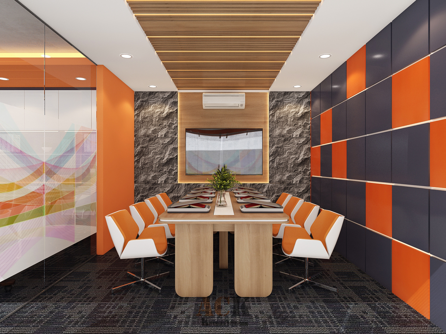 THIẾT KẾ VĂN PHÒNG HIỆN ĐẠI VỚI GỖ MDF PHỦ MELAMINE