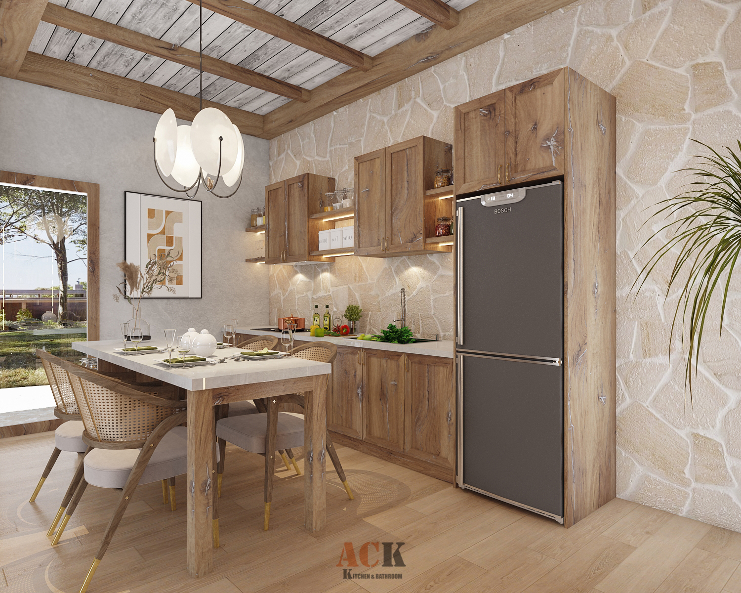 Thiết Kế Nội Thất Villa Phong Cách Rustic tại Vũng Tàu