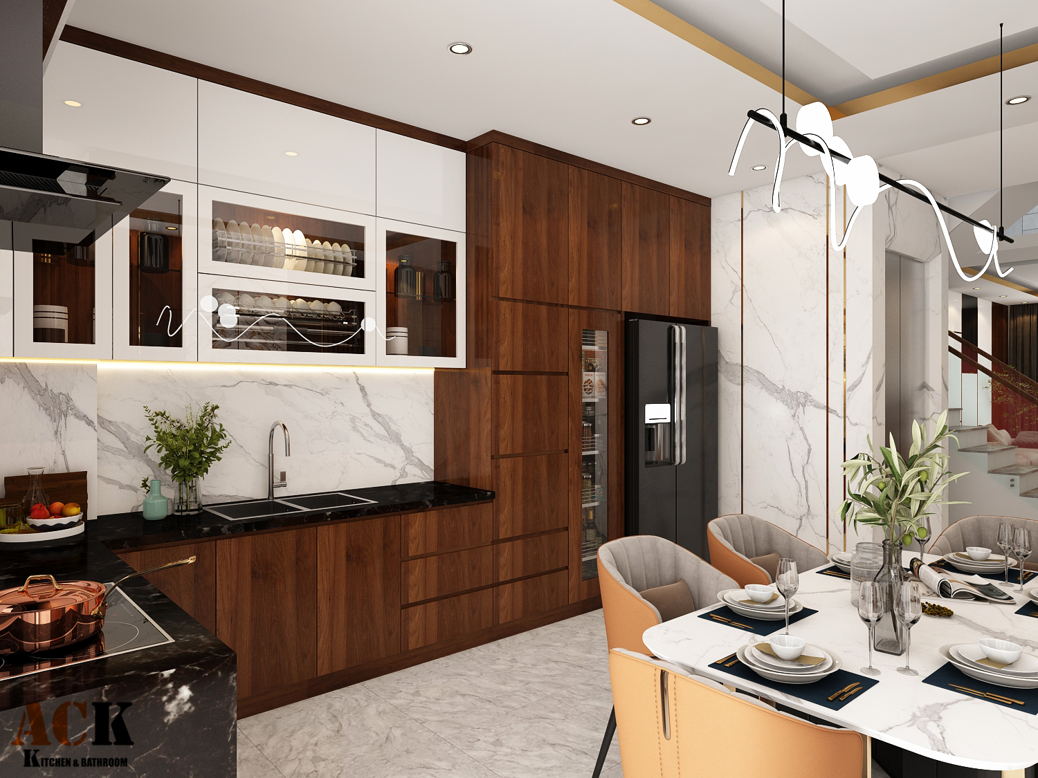 Top 5 thiết kế nội thất nhà bếp tiêu biểu của Nội Thất ACKKIBA