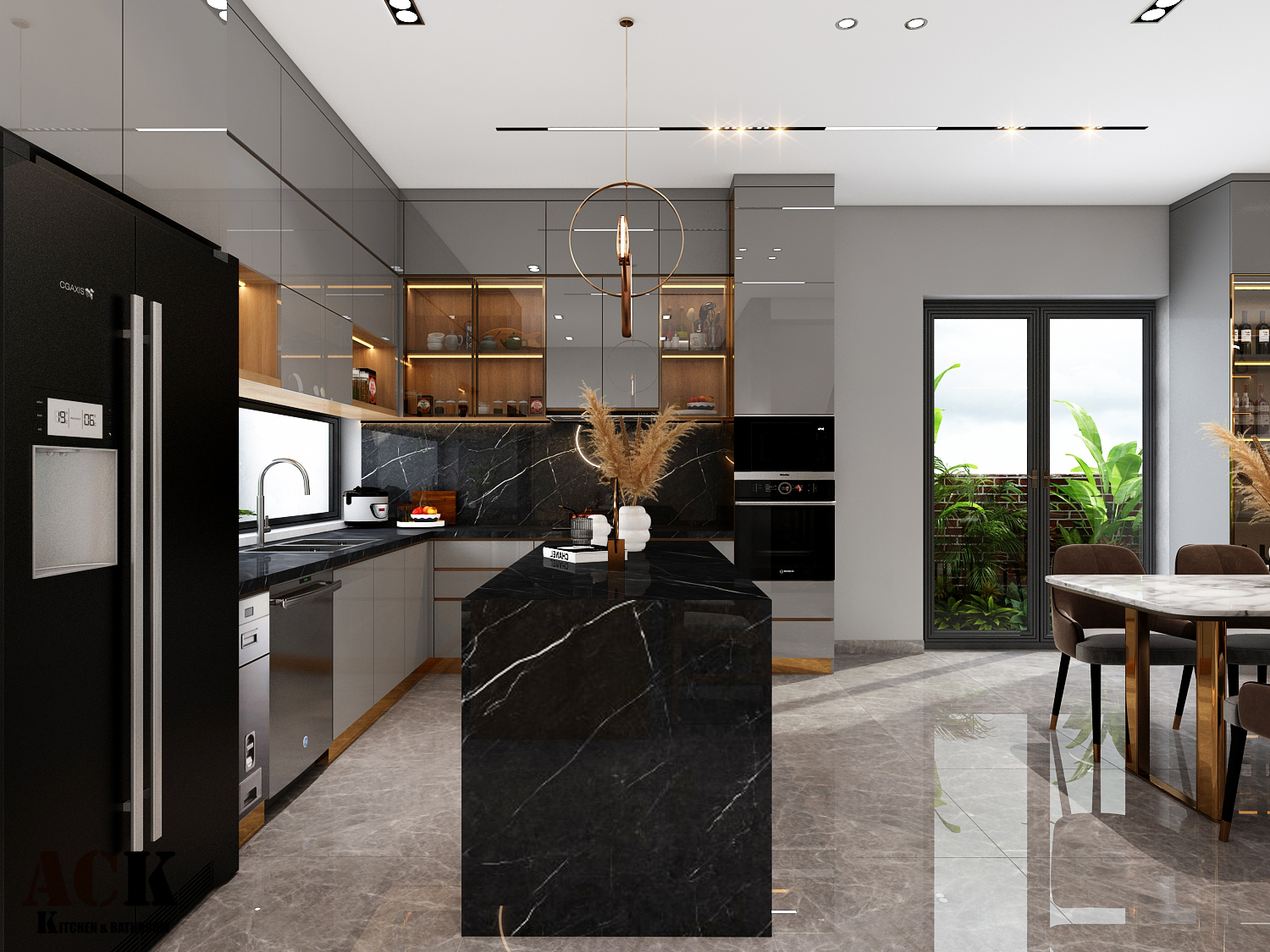 Top 5 thiết kế nội thất nhà bếp tiêu biểu của Nội Thất ACKKIBA