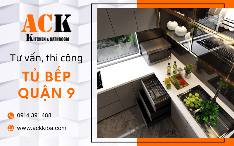 thi công tủ bếp quận 9