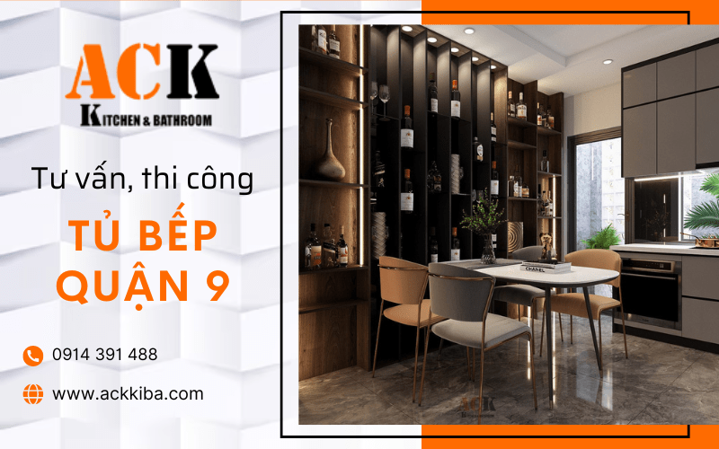 thi công tủ bếp quận 9