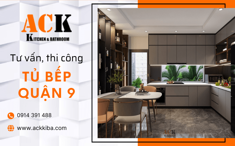 thi công tủ bếp quận 9